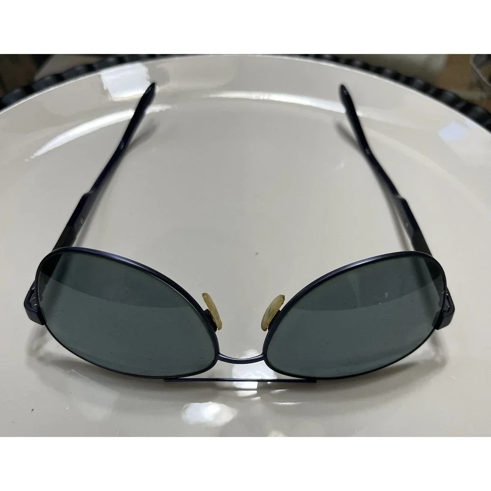 Carrera Oval Sunglasses Blue Metal Frame Vintage Style Unisex